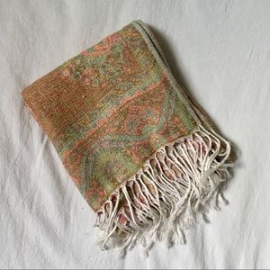 Reversible paisley “pashmina” scarf/shawl